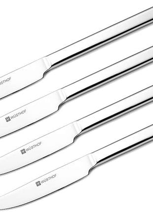 WÜSTHOF Stainless Steel 8-Piece Steak Knife Set with Black Presentation Chest