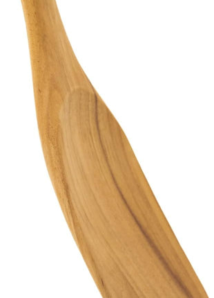 FAAY 15 Inches Wok Spatula, Long Handle Stir fry Paddle, Turner, Handcrafted from High Moist Resistance Teak Wood for Non Stick Cookware