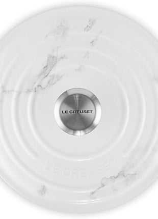 Le Creuset Enameled Cast Iron Signature Round Dutch Oven, 4.5 qt., Marble