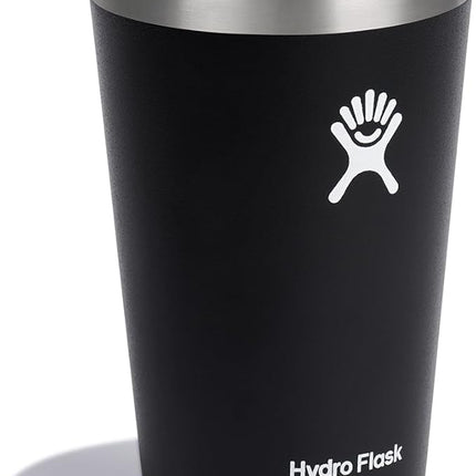 Hydro Flask All Around Tumbler Press-In Lid, Insulated Travel Mug, Stainless Steel Coffee Cup 16 Oz Black