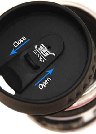 Camera Lens Coffee Mug with Slider Lid - Unique Photographer Gifts for Men & Women, Camera Mug Fun Shutterbug Gift Idea