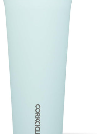 Corkcicle Classic Tumbler - Keeps Drinks Hot for 3 Hours - Triple-Insulated Stainless Steel - Cupholder Friendly - Holiday Mug Gift - Great for Gifting Warmth - 24 oz - Gloss Powder Blue