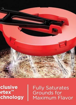 BLACK+DECKER 12-Cup Coffee Maker with Easy On/Off Switch, Easy Pour, Non-Drip Carafe with Removable Filter Basket, Vortex Technology, Black