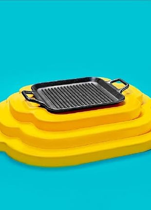 Lodge BOLD 12 Inch Seasoned Cast Iron Grill Pan with Loop Handles; Design-Forward Cookware