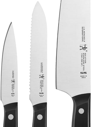 HENCKELS Solution Razor-Sharp 3-pc Starter Knife Set, German Engineered Informed by 100+ Years of Mastery