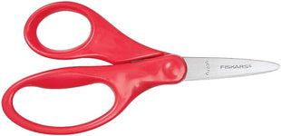 Fiskars 5" Pointed-Tip Scissors for Kids 4+ - Scissors for School or Crafting - Back to School Supplies - Color May Vary