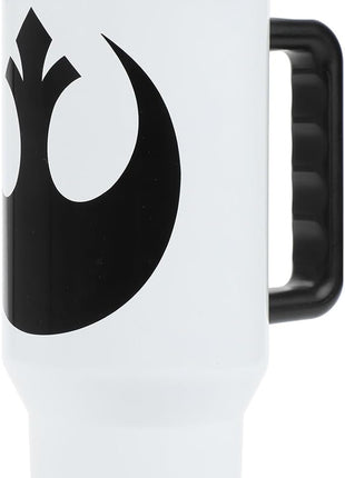 Bioworld Star Wars Rebel Alliance 40 Oz White Stainless Steel Tumbler