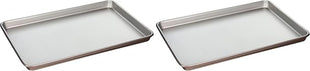 Cuisinart Baking Sheet, 15 Inch Sheet Pan for Baking, Bronze, AMB-15BSBZ (Pack of 2)