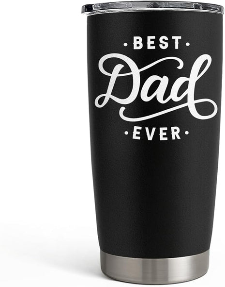 SANDJEST Dad Tumbler Gifts for Dad from Daughters Sons - 20oz Stainless Steel Insulated Coffee Travel Mug Christmas, Birthday, Father's Day Gift