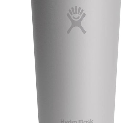 Hydro Flask All Around Tumbler Press-in Lid, Insulated Travel Mug, Stainless Steel Coffee Cup 20 Oz Tonal Birch Gray