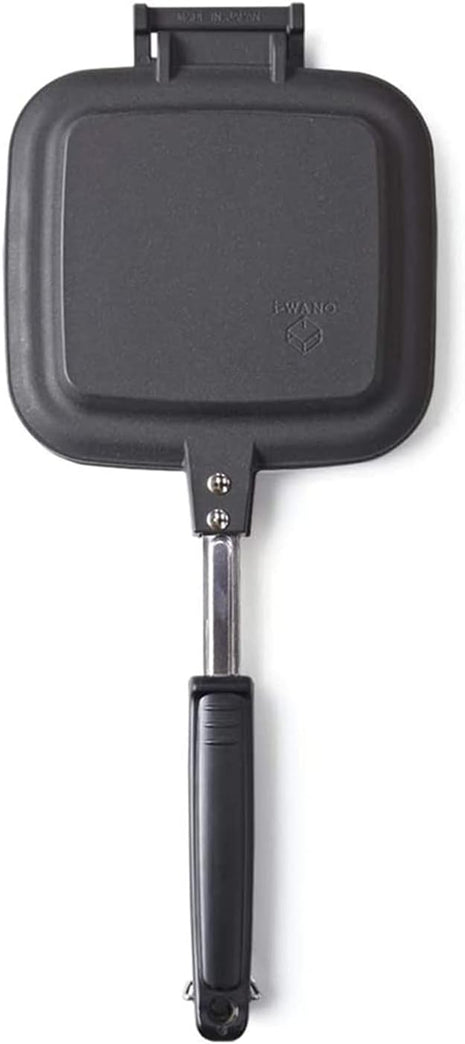 ] Grilled Sandwich Stovetop Panini Maker For Gas Fire, Hot Sandwich Maker Non-Stick Detachable Top and Bottom Pans, Made in Japan, for Home kitchen Breakfast Outdoors Camping 1.67 lb