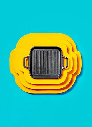 Lodge BOLD 12 Inch Seasoned Cast Iron Grill Pan with Loop Handles; Design-Forward Cookware