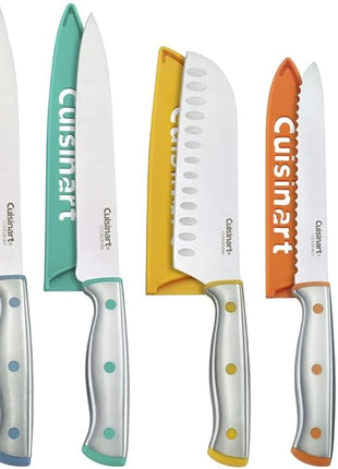 Cuisinart C77CR-10P 10pc Stainless Steel ColorCore™ Color Rivet Set with Blade Guards