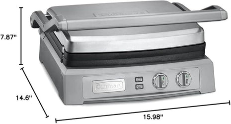 Cuisinart GR-150P1 Deluxe Electric Griddler, Stainless Steel