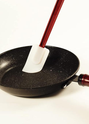 Silicone Rubber Spatula Set of 3, 14 Inch High Heat Commercial Spatula (3 Scrapers)