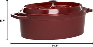 Staub Cocotte Oval 29cm Grenadine red