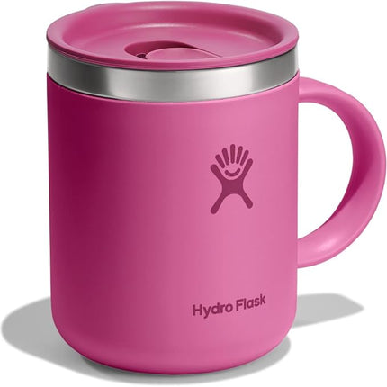 Hydro Flask Coffee Mug – Insulated Stainless Steel, Non Spill, Leak Proof Travel Mug 12 Oz Reef Pink
