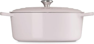 Le Creuset Enameled Cast Iron Signature Oval Dutch Oven, 8 qt., Shallot