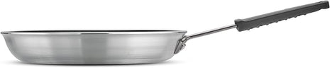 Tramontina Professional 12-Inch Non Stick Large Frying Pan, Heavy-Gauge Aluminum Skillet with Reinforced Nonstick Coating, Gray Handle, Dishwasher and Oven Safe