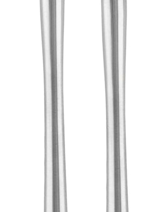 Tovolo Flex-Core Stainless Steel Handled Mini Spatula & Spoonula Set of 2, Kitchen Utensil Set, BPA-Free Silicone, Safe for Cast Iron & Cookware Dishwasher-Safe