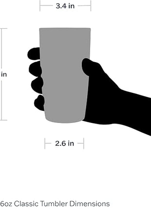 Tervis Clear & Colorful Tabletop Made in USA Double Walled Insulated Tumbler Travel Cup Keeps Drinks Cold & Hot, 16oz, Elderberry Wild