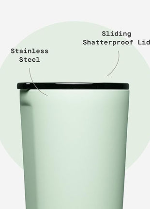 Corkcicle Classic Tumbler - Keeps Drinks Cold for 9 Hours & Hot for 3 - Triple-Insulated Stainless Steel - Holiday Tumbler Gift - 24 oz - Sage Mist