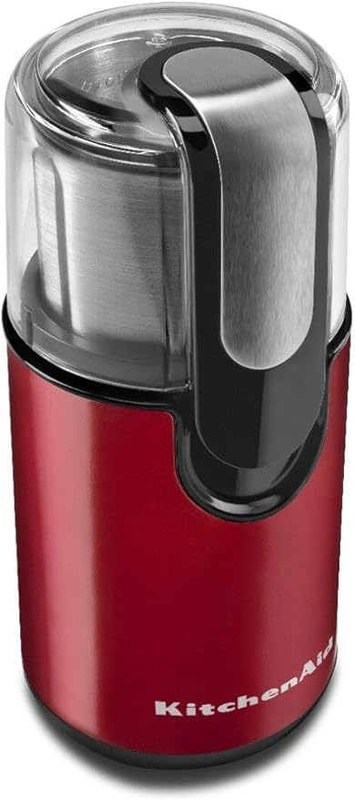 KitchenAid BCG111ER Blade Coffee Grinder, 4 oz, Empire Red