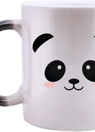 Heat Changing Mug, Funny Panda Color Changing Ceramic Coffee Mug,11 oz Heat Sensitive Magic Cup Xmas Gift for Mom Sisters Girlfriends Friends, Cute Birthday Christmas Gift for Women Men Kids