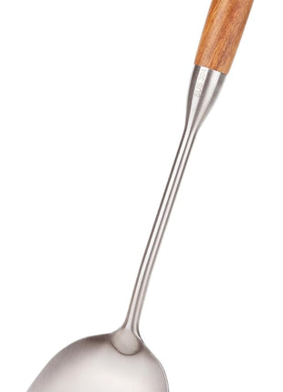 FJNATINH Metal Spatula,Wok Utensil Wok Spatulas for Kitchen Use Cooking Utensils Spatula for Cooking,Wooden Handle