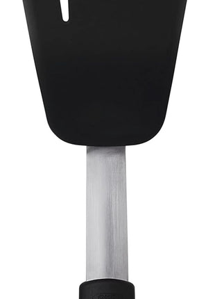OXO Good Grips Small Silicone Flexible Turner Black & Good Grips Silicone Flexible Omelet Turner