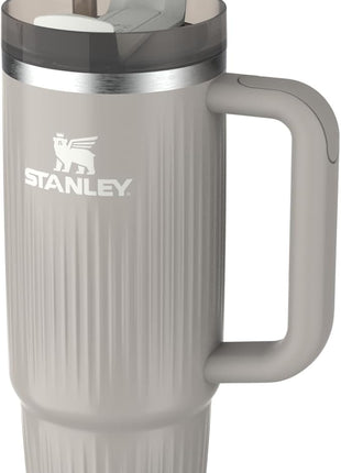 STANLEY Quencher H2.0 Tumbler with Handle and Straw 30 oz | Flowstate 3-Position Lid | Cup Holder Compatible for Travel | Insulated Stainless Steel Cup | BPA-Free | Fluted Ash Gloss