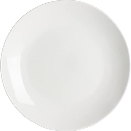 10 Strawberry Street Simply Coupe 16 Piece Dinnerware Set, White - SM-1600-CP-SW