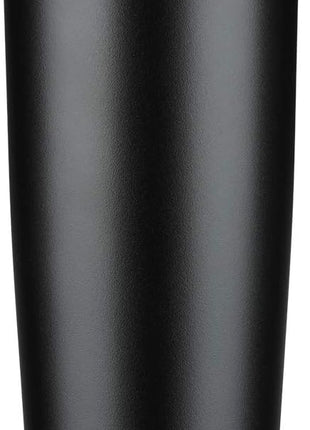 20oz Tumbler Bulk Stainless Steel Vacuum Insulated Tumblers with Lid Double Wall Travel Mug Durable Powder Coated Coffee Cup, Suitable for Ice Drinks and Hot Beverage (Black 1pack)