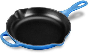 Le Creuset Enameled Cast Iron Signature Iron Handle Skillet, 9", Marseille