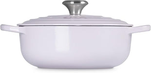 Le Creuset Enameled Cast Iron Signature Round Sauteuse, 3.5qt., Shallot