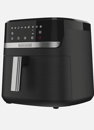 BLACK+DECKER Purifry 8QT Air Fryer, Crispy Deep Fried Taste without the Fat, Plus Bake, Dehydrate, and Keep Food Warm, Digital Touchscreen and Auto Shut-Off