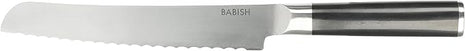 Babish 8-Inch Bread Knife – High-Carbon 1.4116 German Steel Kitchen Knife – Professional Serrated Cutlery for Slicing Bread and Baked Goods