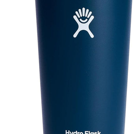 Hydro Flask All Around Tumbler Press-In Lid, Insulated Travel Mug, Stainless Steel Coffee Cup 20 Oz Indigo Blue