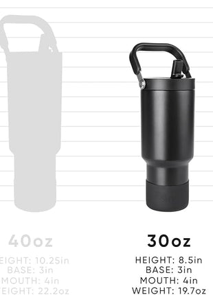 Simple Modern Trek Pivot | 30oz Flip Straw Tumbler with Handle | Water Bottle & Boot | Interchangeable Straw & Chug Lids | Insulated Stainless Steel Jug | Gym Sports Outdoors | Lavender Mist