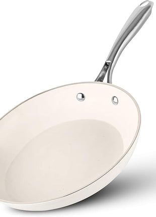 GOTHAM STEEL 10 Inch Non Stick Frying Pans Nonstick Skillet, Ceramic Pan for Cooking Non Toxic, Nonstick Frying Pan Skillets with Stay Cool Handle, Fry Pans, Oven and Dishwasher Safe