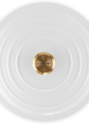 Le Creuset Enameled Cast Iron Signature Round Dutch Oven, 7.25 qt., White