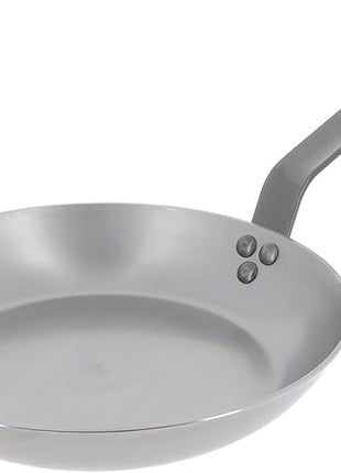 De Buyer MINERAL B Carbon Steel Fry Pan - 11” Diameter, 8.3” Cooking Surface - Ideal for Searing, Sauteing & Reheating - PFAS, PFOA & PFOS Free - Made in France