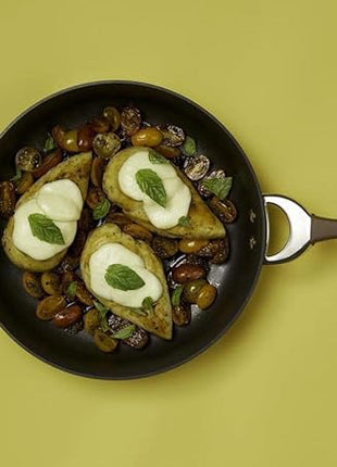 Circulon Symmetry Hard-Anodized Nonstick Frying Pan, 8.5-Inch, Chocolate