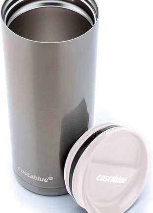 Travel Coffee Mug - 16 Oz. Stainless Steel Insulated Coffee Mug, Leak Proof Tumbler w/Dishwasher Safe Lid, Double Wall Travel Coffee Cup, Reusable Insulated Tumbler for Hot & Cold Beverages…