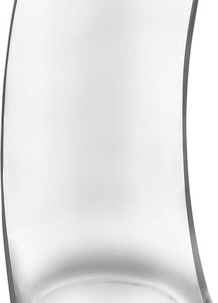 Libbey Swerve Drinking Glasses Set of 16, Dishwasher Safe, Chip Resistant Everyday Drinking Glasses, Fun and Edgy Set of Glasses for Special Events