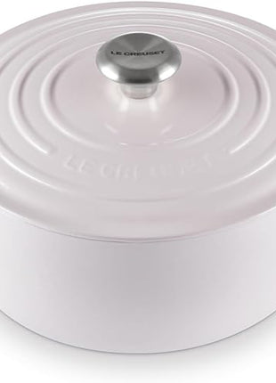 Le Creuset Enameled Cast Iron Signature Round Dutch Oven, 5.5 qt., Shallot