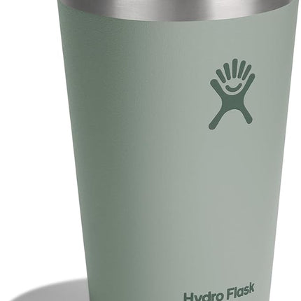Hydro Flask All Around Tumbler Press-in Lid, Insulated Travel Mug, Stainless Steel Coffee Cup 16 Oz Agave Green