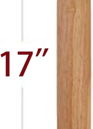 French Rolling Pin (17 Inches) –WoodenRoll Pin for Fondant, Pie Crust, Cookie, Pastry, Dough –Tapered Design & Smooth Construction - Essential Kitchen Utensil