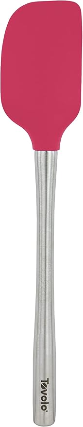 Tovolo Flex-Core Stainless Steel Handled Spatula, Heat-Resistant & BPA-Free Silicone Turner Head, Safe for Cast Iron & Non-Stick Cookware, Dishwasher-Safe: Home & Kitchen