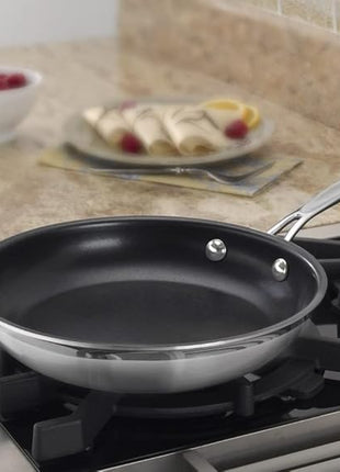 Cuisinart MultiClad Pro 10" Open Skillet, Inch, Non Stick Stainless Steel